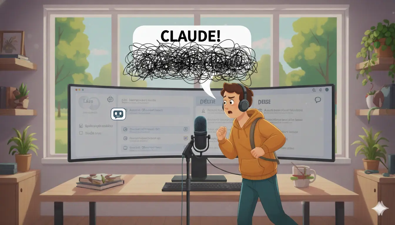 Verbally ventilating to Claude - externalizing thoughts through voice