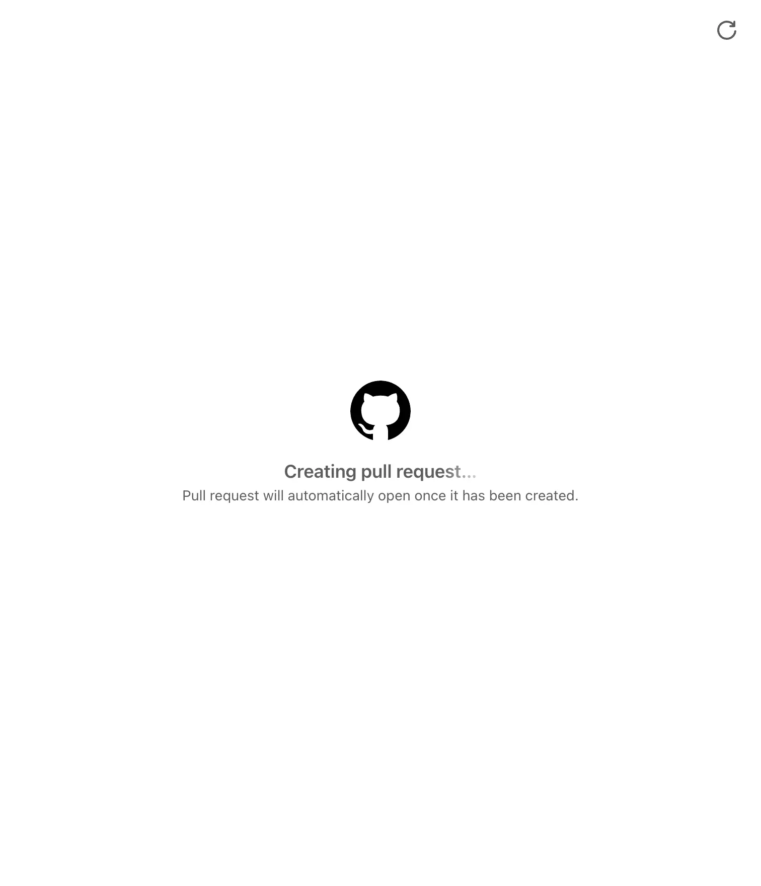 Codex hard at working opening your pull request