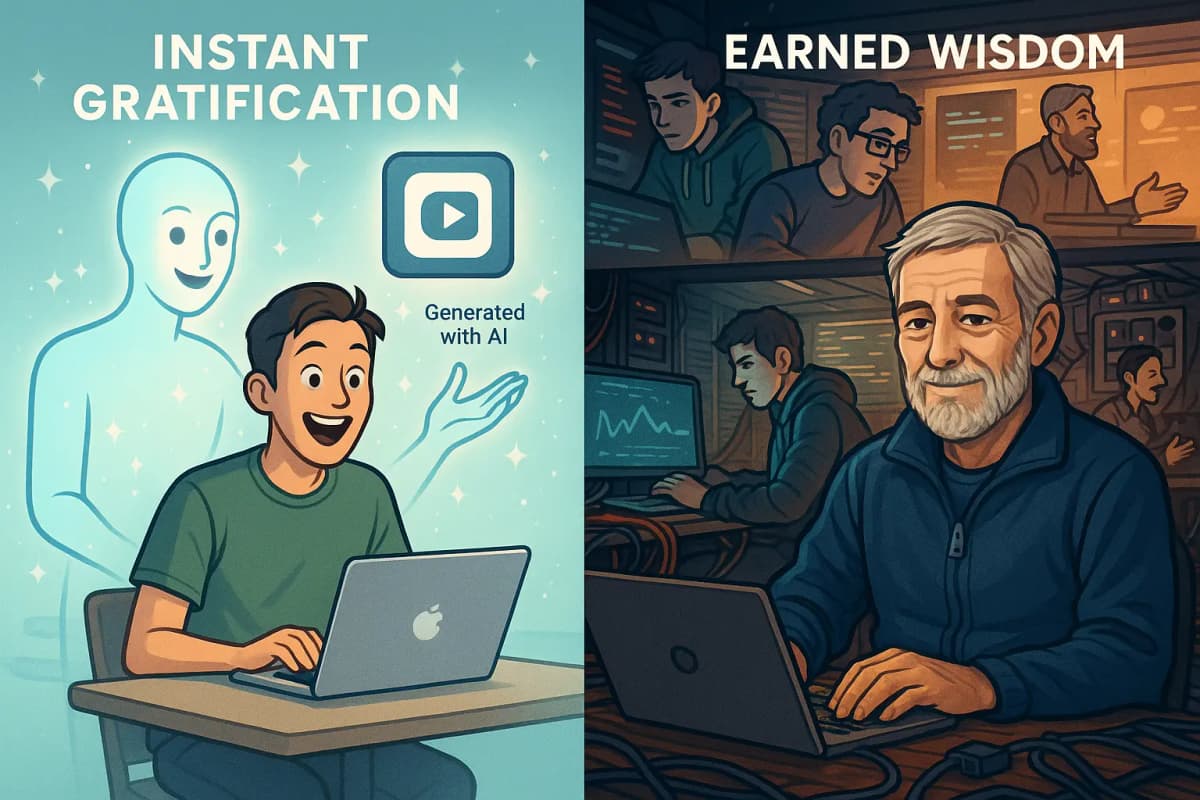 LLMs democratize specialist outputs. Not specialist understanding