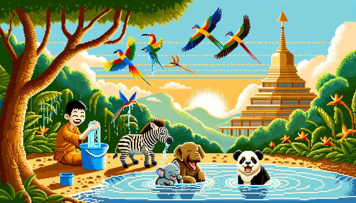 Wash three walls with one bucket